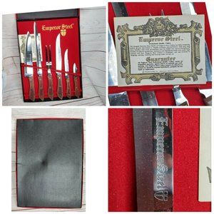 Vintage Emperor Steel 6 Piece Professional Cutlery